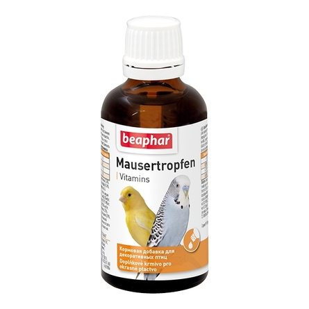 Beaphar Mausertropfen Витамины для птиц в период линьки – интернет-магазин Ле’Муррр
