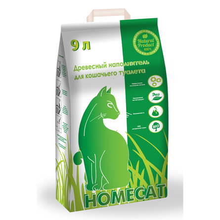 Homecat Наполнитель из мелких древесных гранул для кошек (без добавок) – интернет-магазин Ле’Муррр